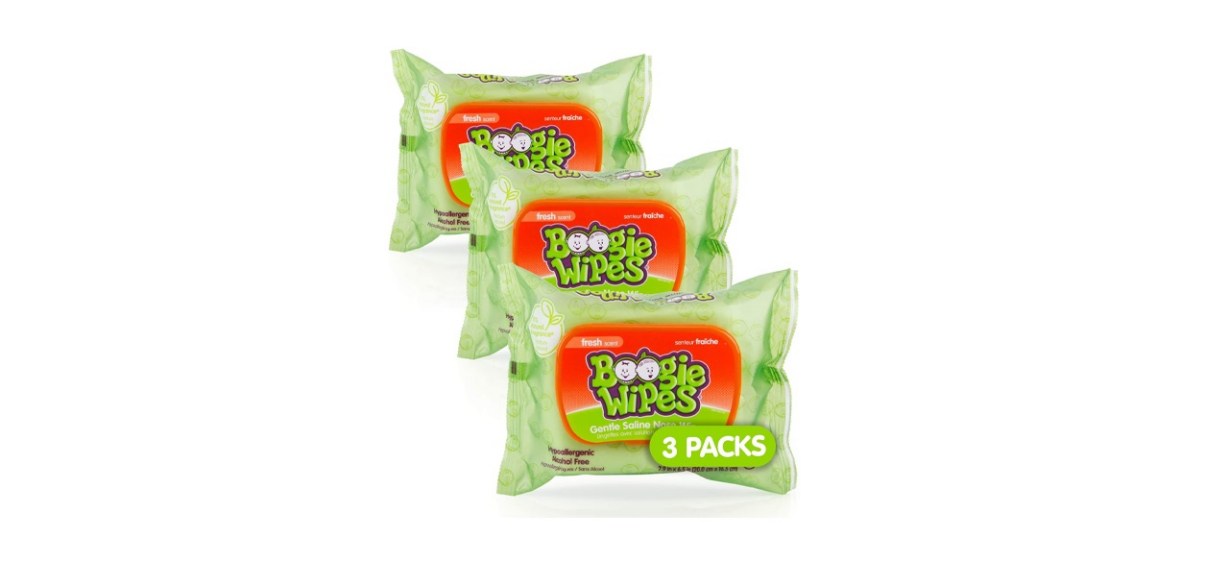 Boogie Wipes Gentle Saline Nose Wipes