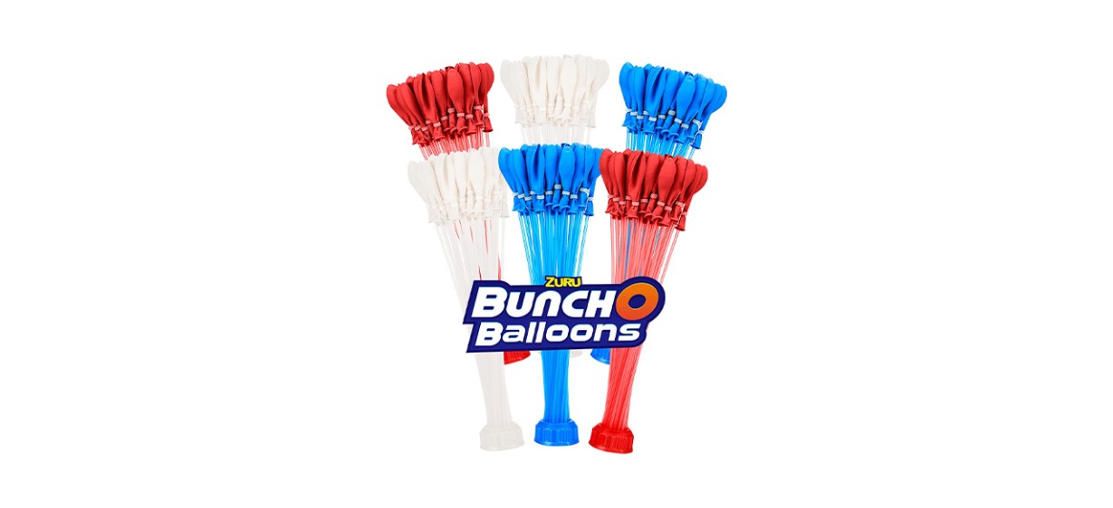 Bunch O Balloons Rapid-Filling Red, White And Blue Water Balloon Pack