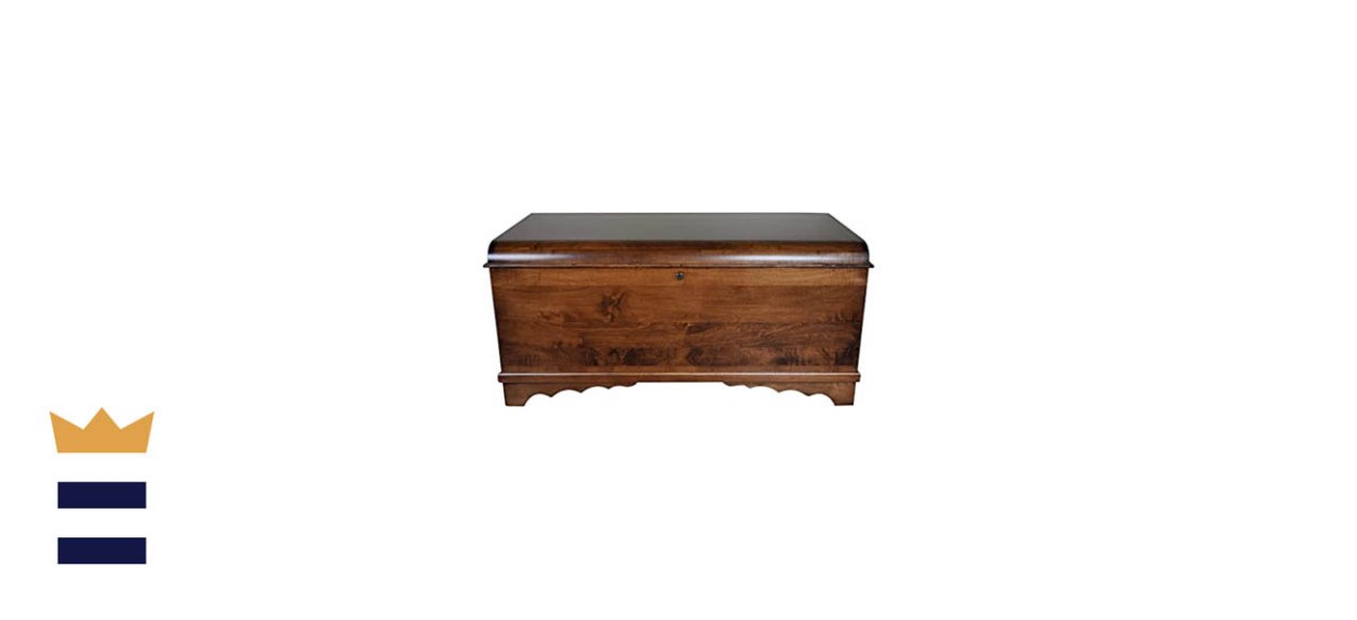 Rustic Red Door Co. Cedar Hope Chest with Waterfall Top