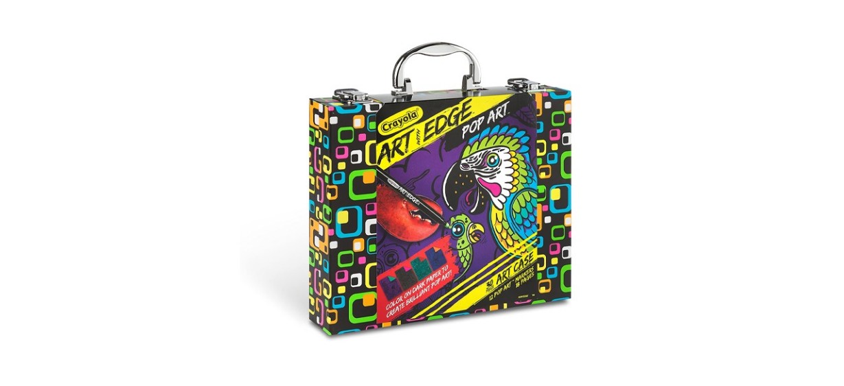 Crayola Art with Edge Pop Art Neon Coloring Page Set