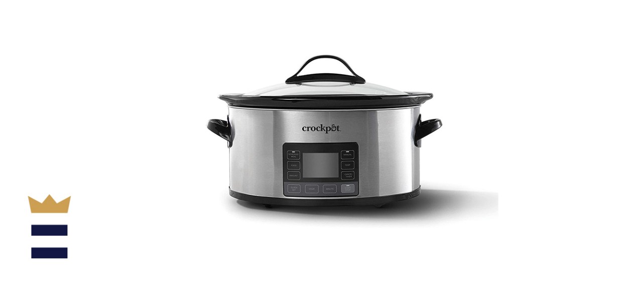Crockpot — MyTime Technology, 6-Quart Programmable Slow Cooker