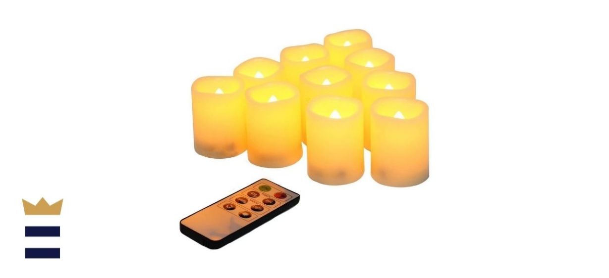 Flameless Votive Candles With Remote Control