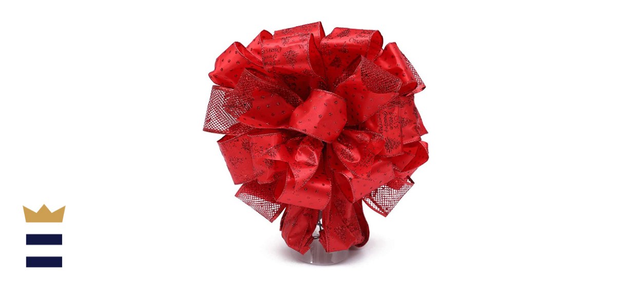 Flash World Christmas Tree Topper Bow