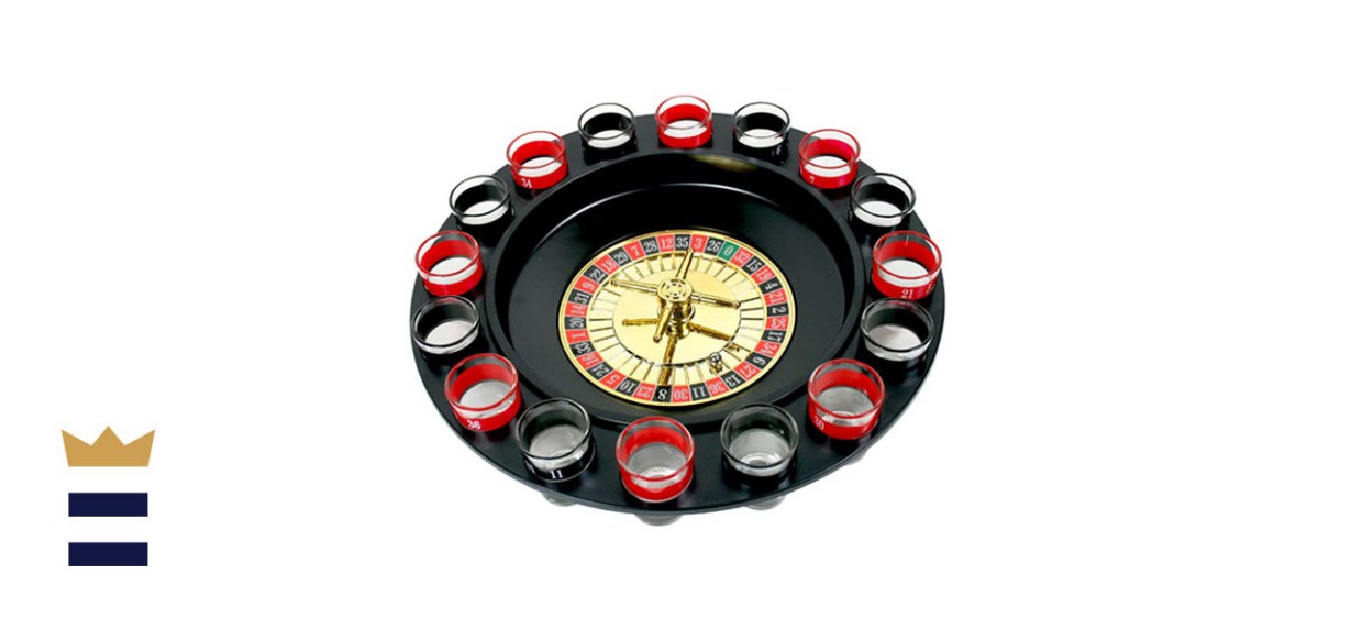 Game Night Shot Glass Roulette Drinking Game Set