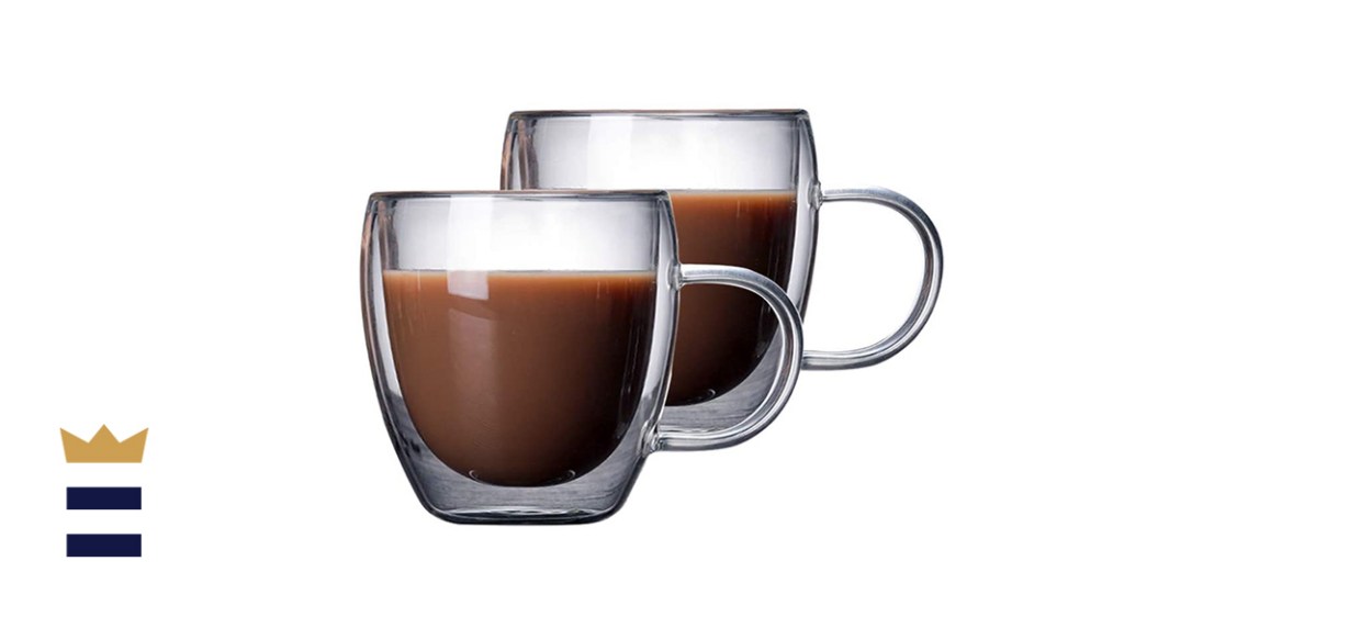 glass coffee mug