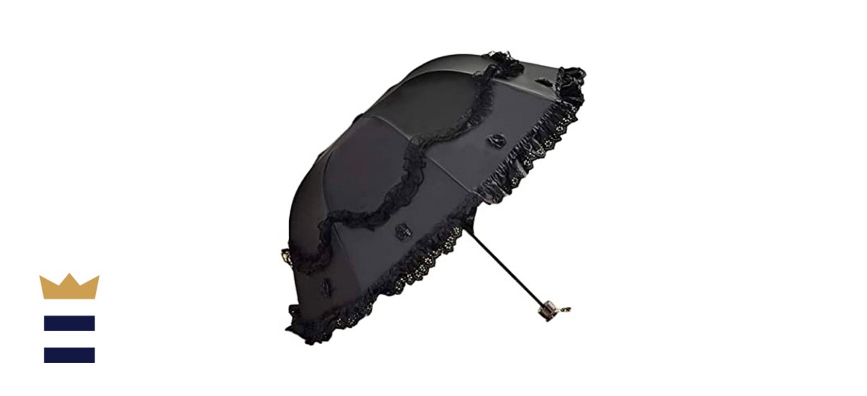 Honeystore Princess Lace Ultraviolet-Proof Folding Parasol