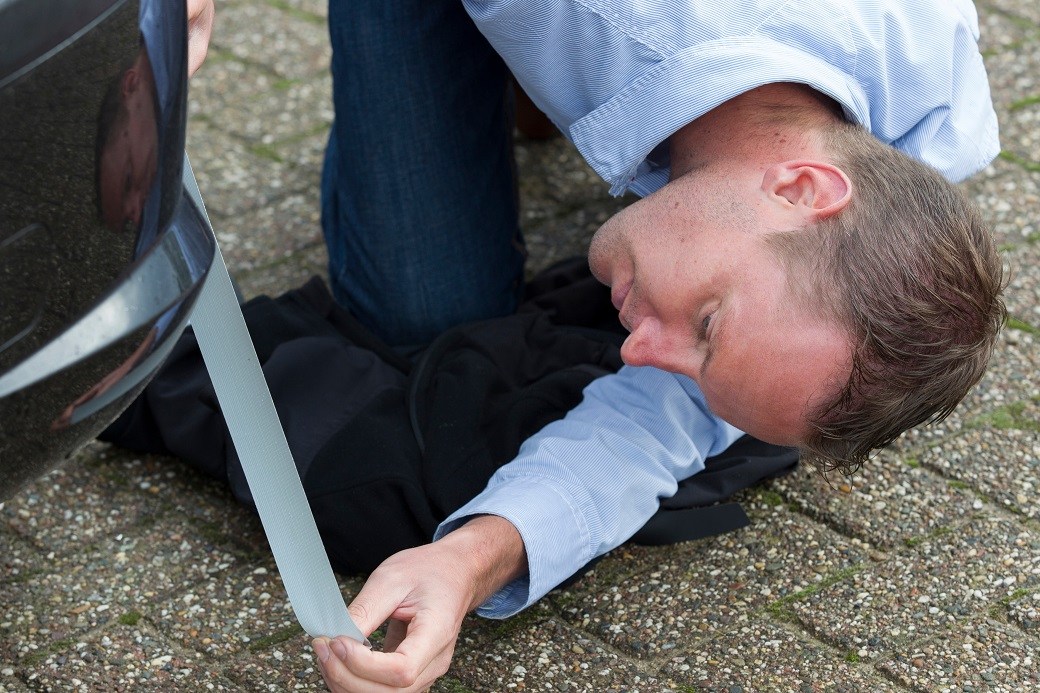 Duct tape short-term fix