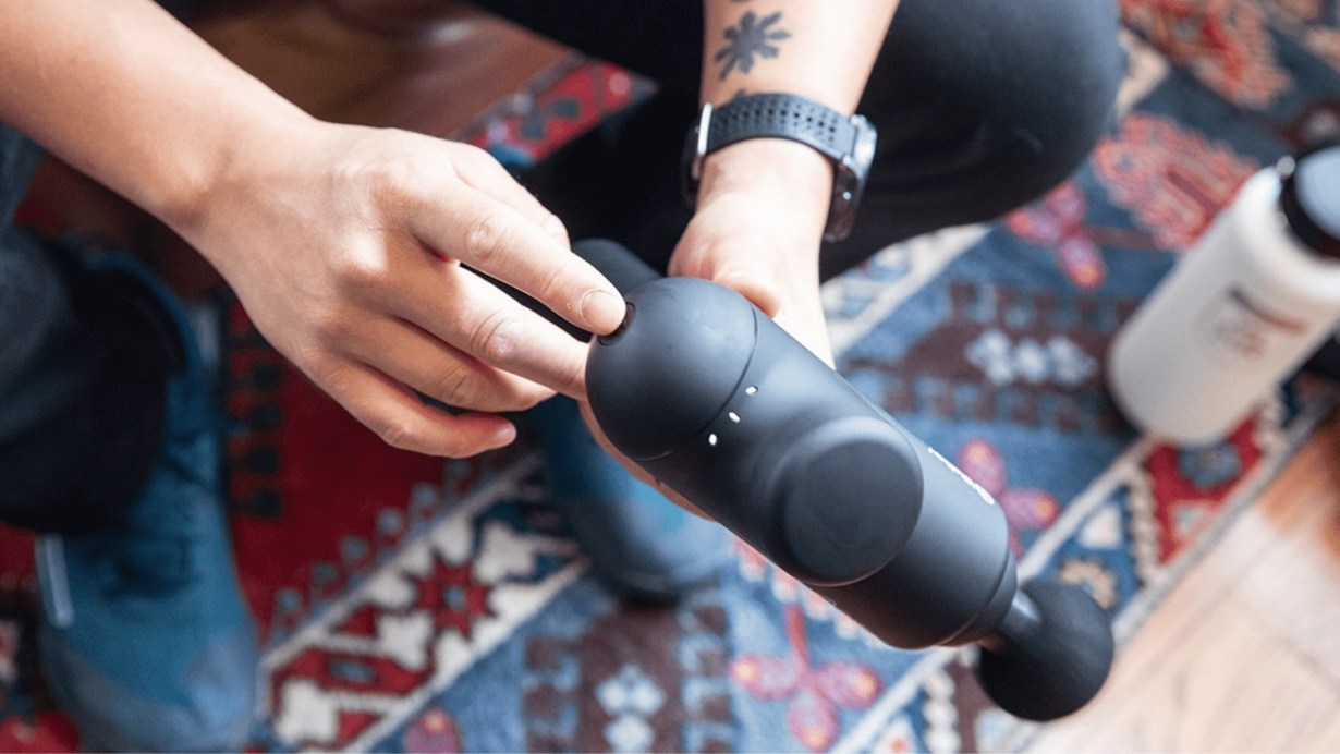 Using Ireliev Percussion Massage Gun