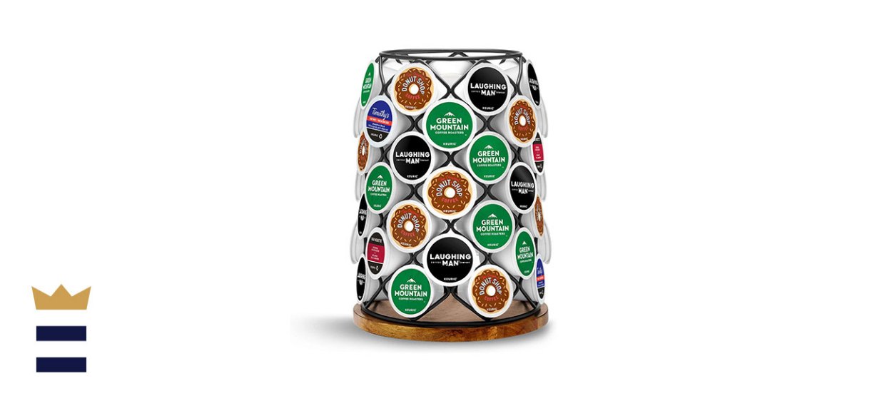 Keurig K-Cup Pod Wood &amp; Wire Carousel
