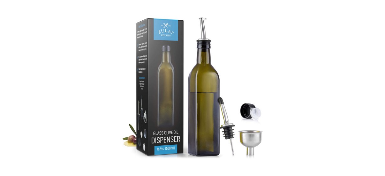 Best Zulay Kitchen Glass Olive Oil Dispenser