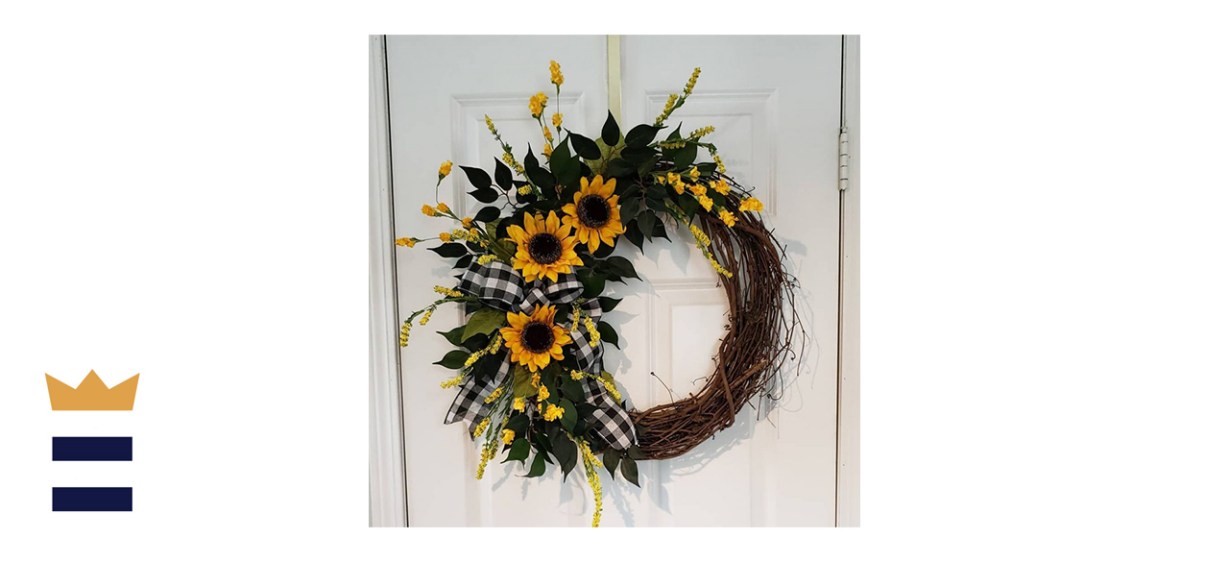 Lifeinpetals Sunflower Wreath 