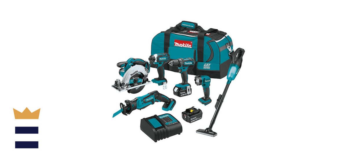 Makita 18-Volt Lithium-Ion Cordless 6-Piece Tool Kit