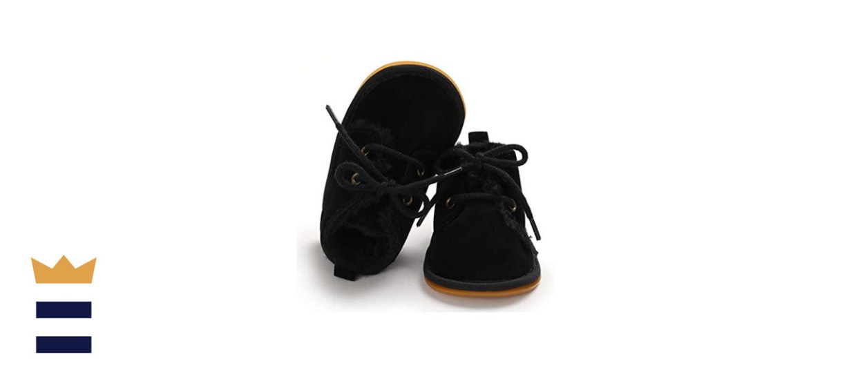 Meckior Velvet Rubber Anti-Slip Sole Shoes