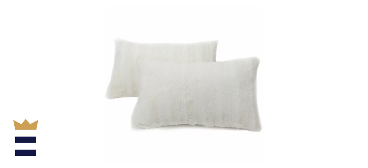 Mercer41 Swampscott Faux Fur Lumbar Pillow Set
