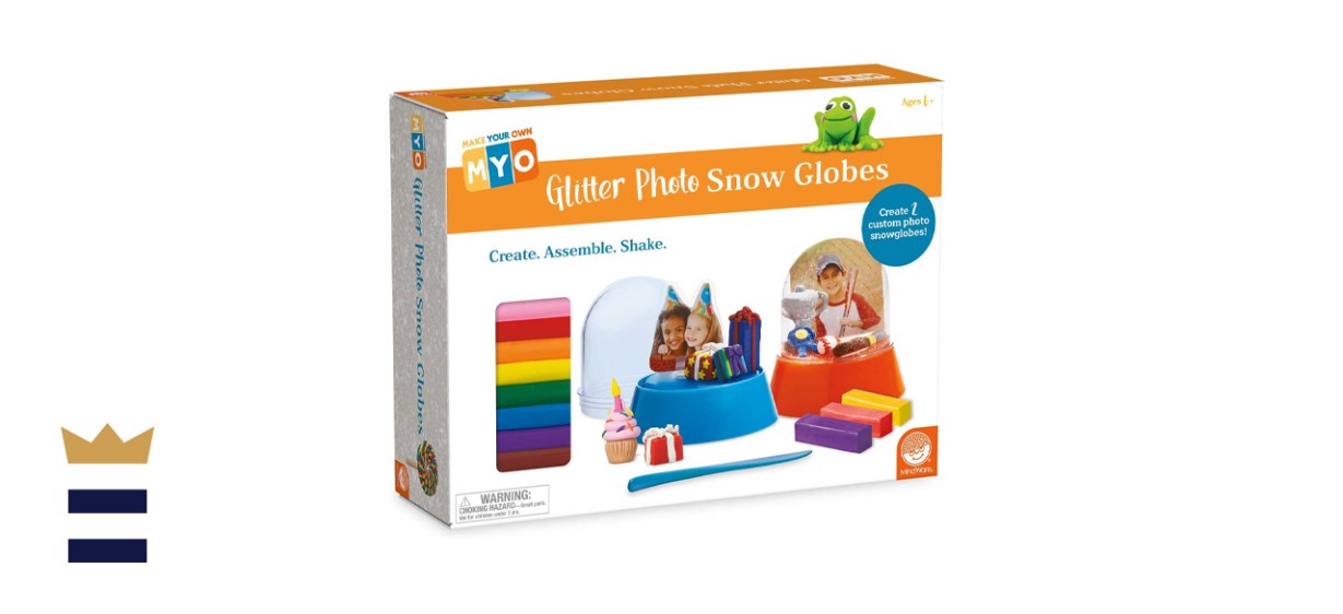 MindWare Make Your Own Glitter Photo Snow Globe
