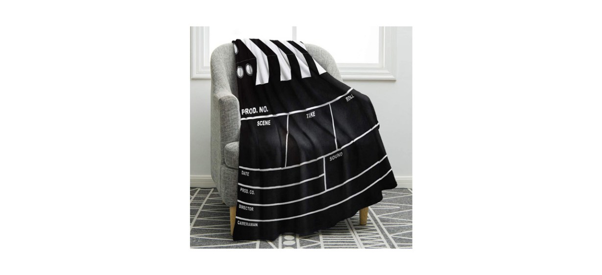 Jekeno Movie Clapboard Blanket Jekeno Movie Clapboard Blanket