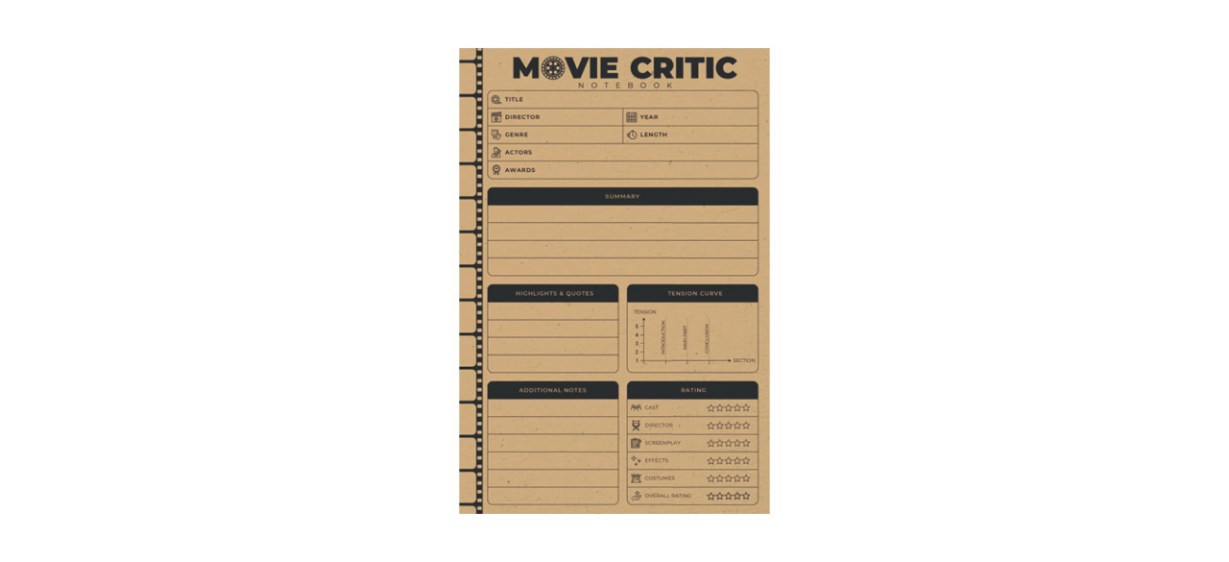 Movie Critic Notebook: Movie Rating Journal Movie Critic Notebook: Movie Rating Journal