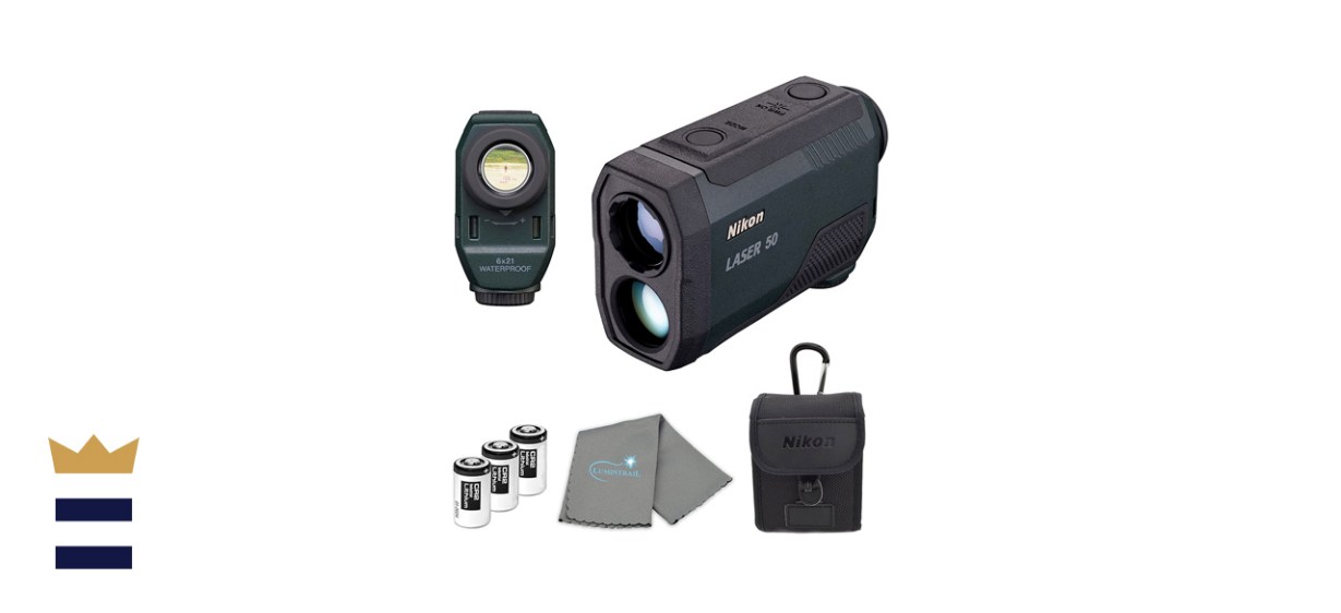 Nikon 50 Laser Rangefinder 6X Magnification Bundle