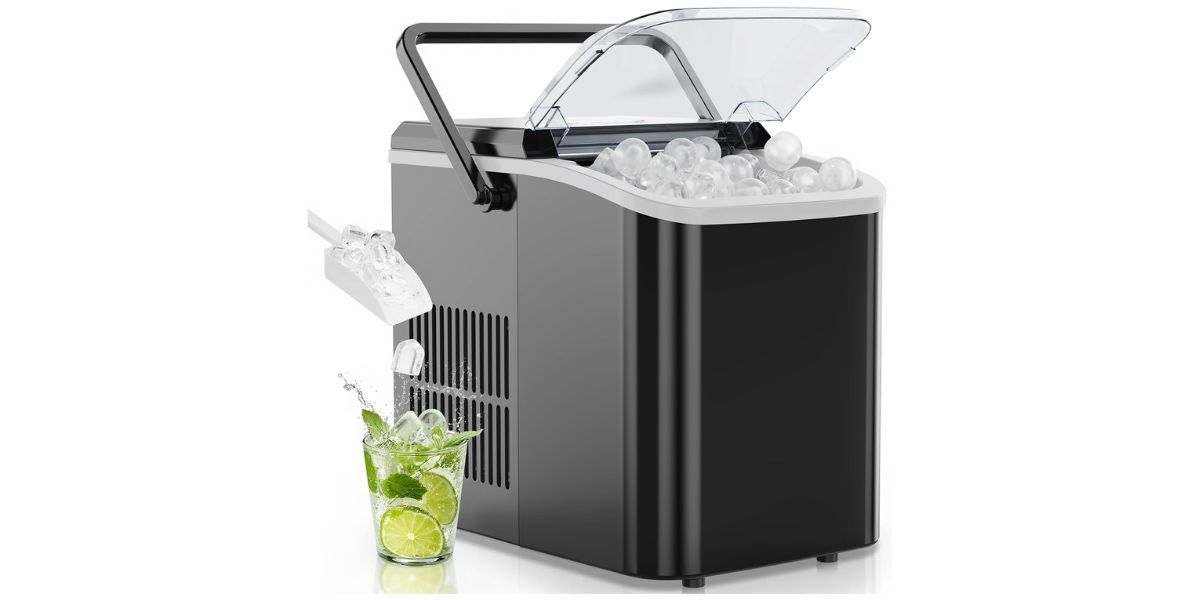 OLIXIS Countertop Ice Maker Machine 