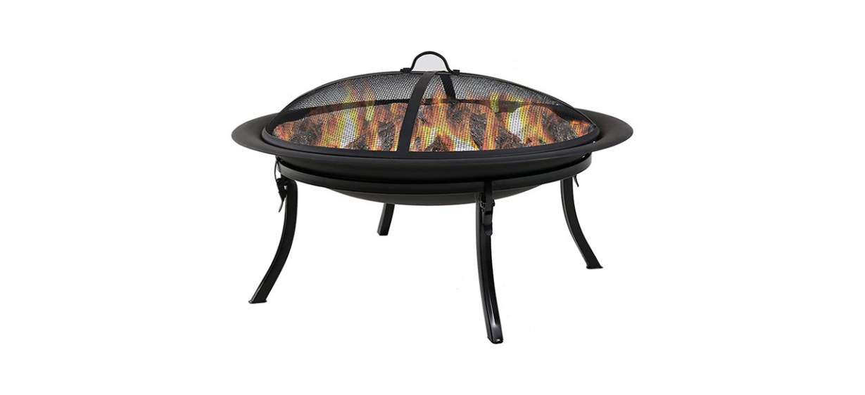 Best Sunnydaze Decor Folding Wood-Burning Fire Pit