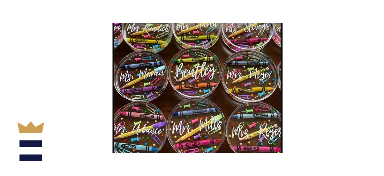 Personalized Teacher Appreciation Coaster