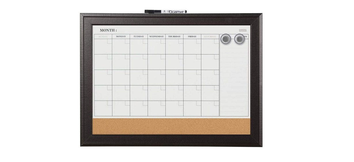 Quartet Combination Magnetic Whiteboard