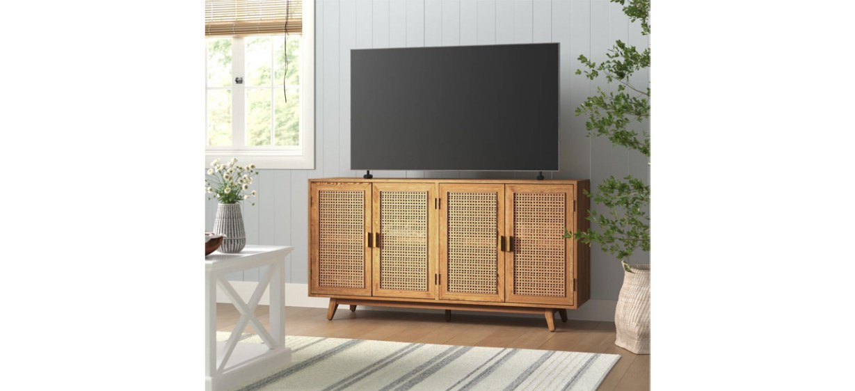 Sand &amp; Stable Walnut Aliya Media Console