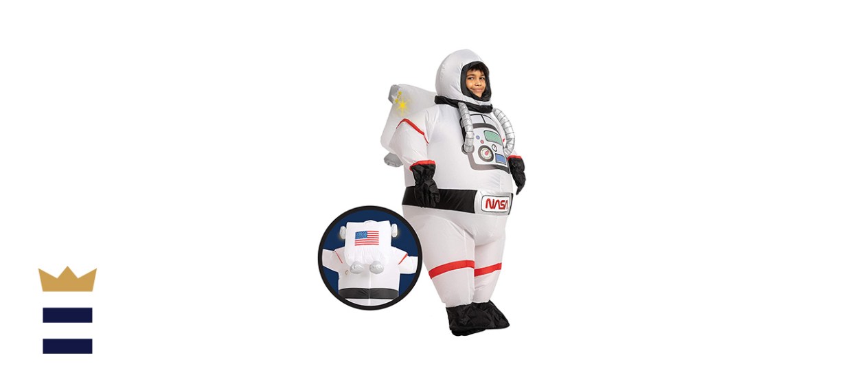 Spooktacular Creations Full Body NASA Astronaut Inflatable Costume with LED Light