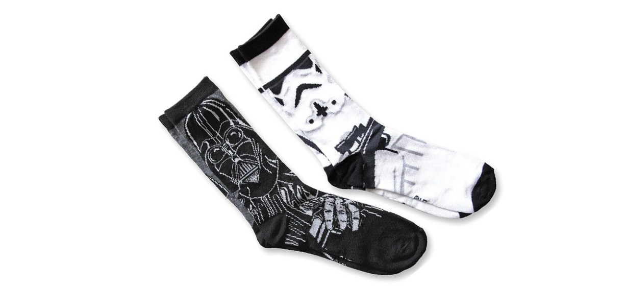 Star Wars Darth Vader Stormtrooper Crew Socks by Hyp