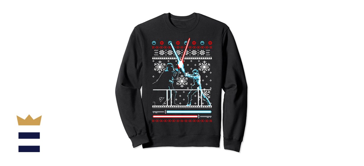 Star Wars Vader Luke Duel Ugly Christmas Sweater Sweatshirt