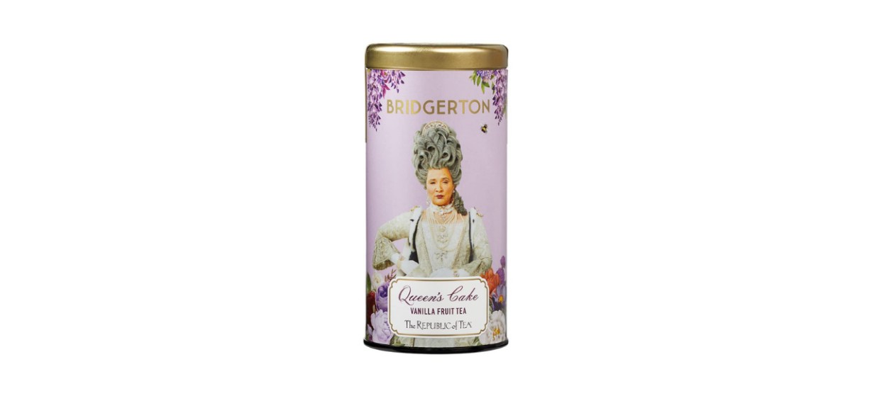 The Republic of Tea Bridgerton Queen's Cake Vanilla Fruit Tea