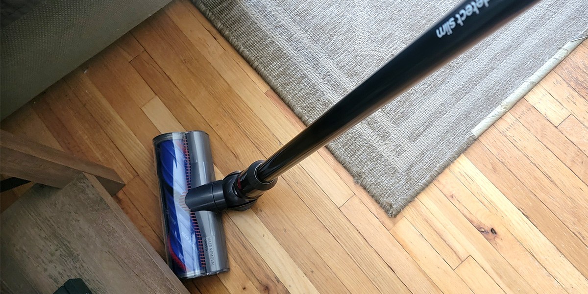 Dyson V12 Detect Slim on hard flooring