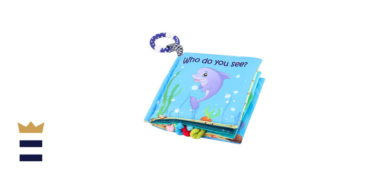 Tinzy Toys Soft Sea Animal Baby Book