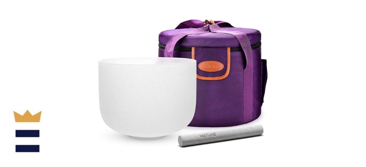 Topfund F-Note Crystal Singing Bowl