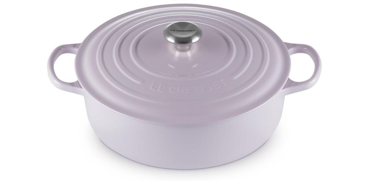 Le Creuset Enameled Cast Iron Signature Round Wide Dutch Oven, 6.75 qt