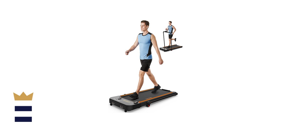 Urevo 2 in 1 Under Desk Treadmill