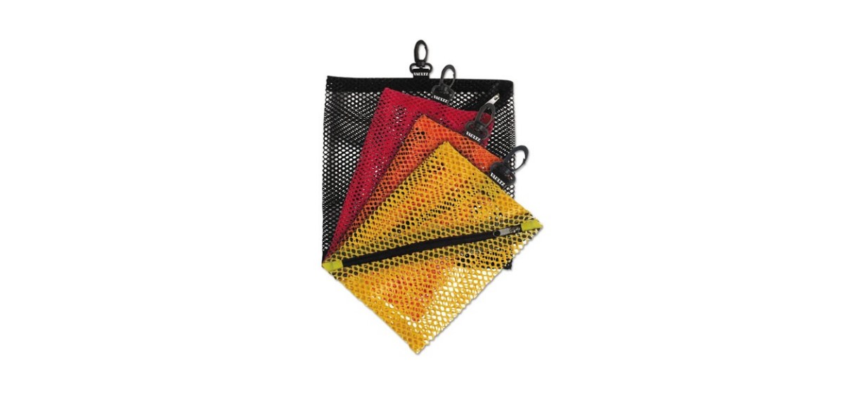 Vaultz Mesh Storage Bags, Assorted Colors and Sizes