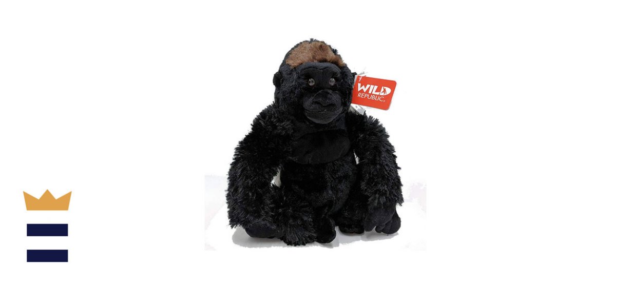 Wild Republic 12-Inch Plush Silverback Gorilla Toy