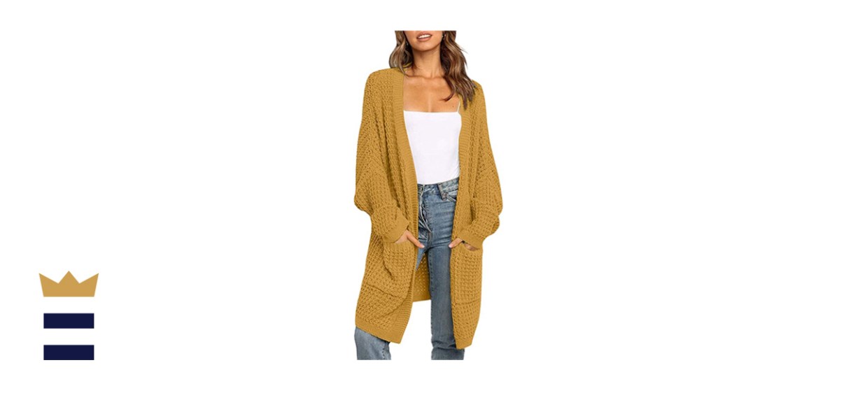 ZESICA Batwing Sleeve Cardigan