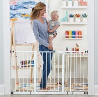 Regalo Extra Wide Steel Frame Baby Gate