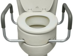 Essential Medical Supply Elevated Toilet Seat with Arms