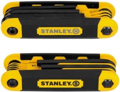 Stanley Folding Metric and Sae Hex Keys- 2-Pack