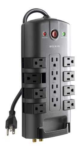 Belkin 12-Outlet Pivot-Plug Power Strip Surge Protector