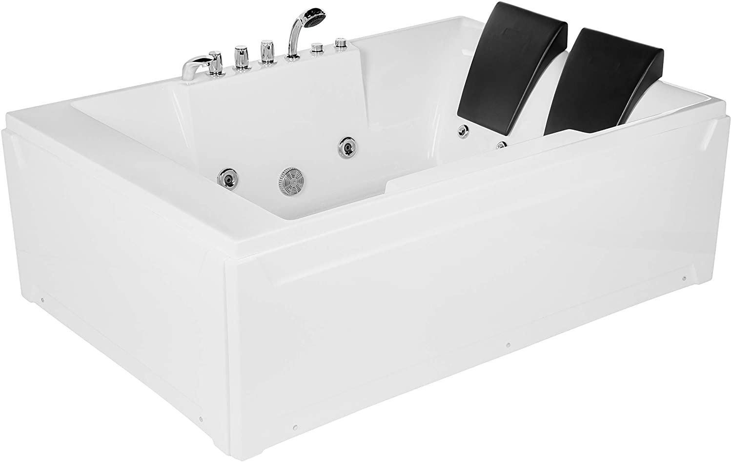 Empava Acrylic 72&quot; Whirlpool Bathtub 2 Person