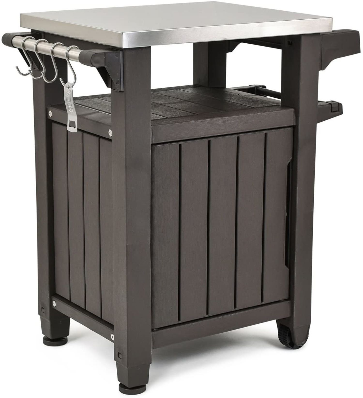 Keter Unity Portable Outdoor Bar Cart