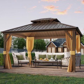 Yoleny 10&#039; x 12&#039; Hardtop Gazebo