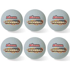 Mikasa Sports Official Rubber Dodgeball, Set of 6