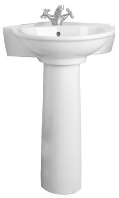 Barclay Evolution Corner Pedestal Sink