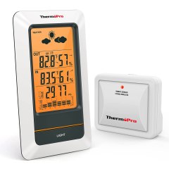 ThermoPro TP67B Waterproof Weather Station Wireless Barometer