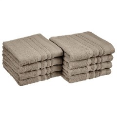 Amazon Basics Cosmetic Friendly Hand Towel - 8-Pack